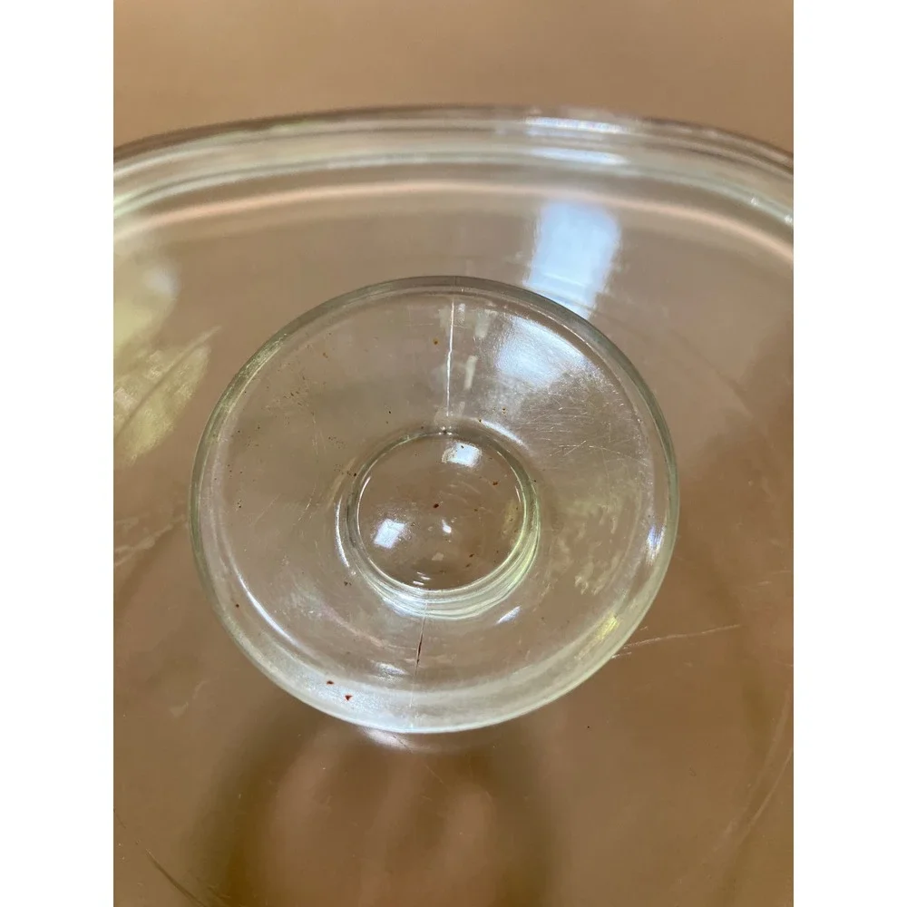 Vintage‎ Pyrex Clear Glass Replacement Lid Cover A-9-C Square Dish Cookware - Picture 2 of 8